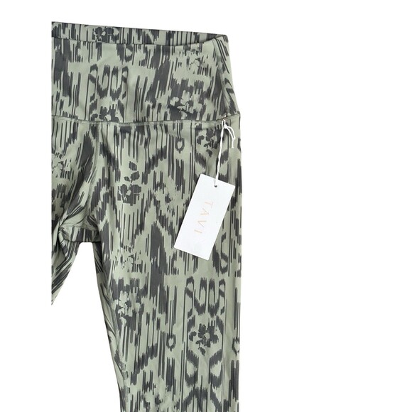 TaviSculpt High Waisted 7/8 Leggings Women’s Size XXL Cactus Ikat Print NWT - Picture 3 of 5